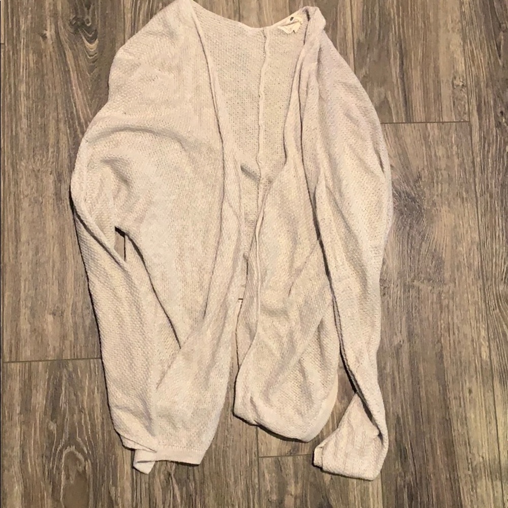 Long sleeve open sweater